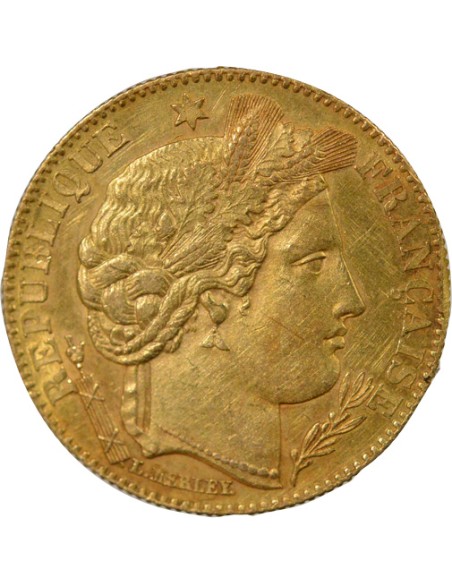 IIIe République 10 francs Or 1899 A - Paris