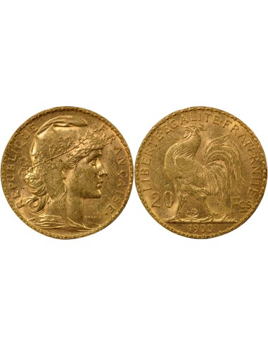 Coq 20 francs Or 1900 A Paris
