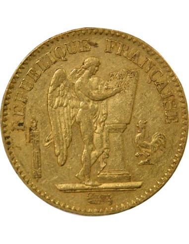 IIe République 20 francs Or 1848 A - Paris