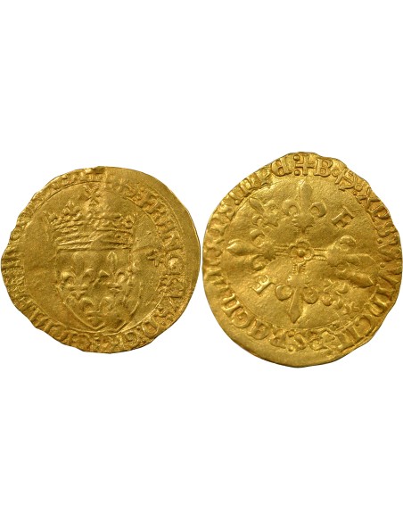 François Ier 1 ecu d'or au soleil Or 1519-1540 L Bayonne