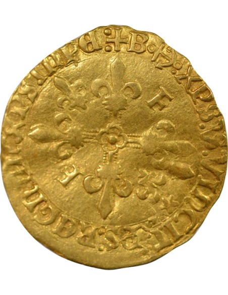 François Ier 1 ecu d'or au soleil Or 1519-1540 L Bayonne