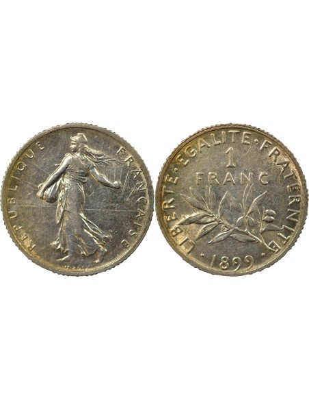Semeuse 1 franc Argent 1899 A Paris