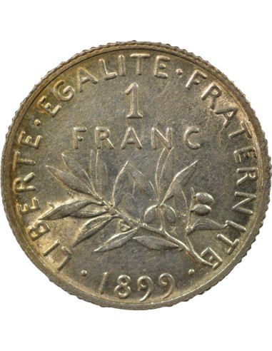 Semeuse 1 franc Argent 1899 A Paris