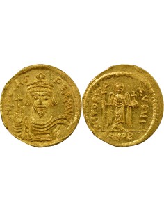 Empire Byzantin Phocas Classe IV 1 solidus Or 607-610 Constantinople