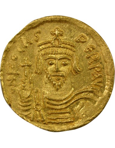 Empire Byzantin Phocas Classe IV 1 solidus Or 607-610 Constantinople