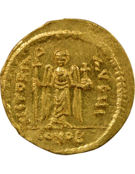 Empire Byzantin Phocas Classe IV 1 solidus Or 607-610 Constantinople