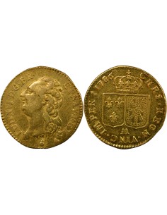 Louis XVI A la Tête nue 1 louis d'or Or 1786 AA Metz