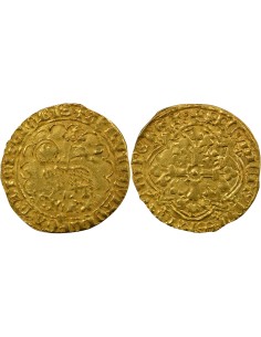 Charles VII 1 agnel d'or Or 1427-1462 N Montpellier