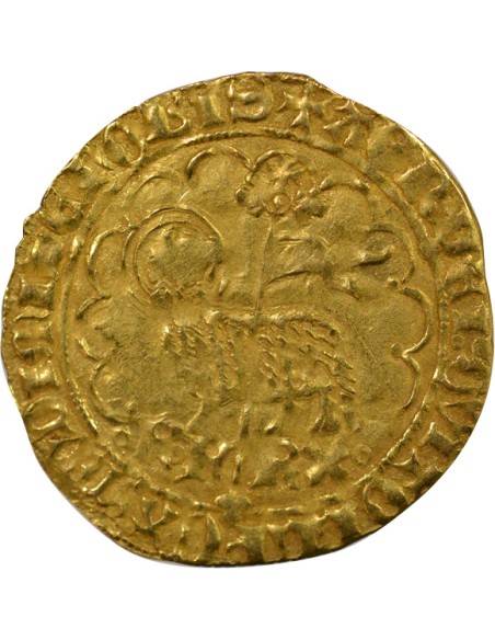 Charles VII 1 agnel d'or Or 1427-1462 N Montpellier