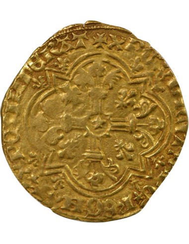 Charles VII 1 agnel d'or Or 1427-1462 N Montpellier