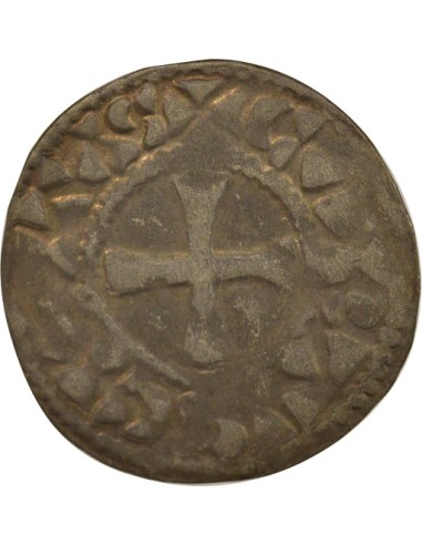 Eudes I de Blois 1 denier Argent 980-1000 Chartres
