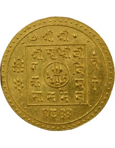Népal Prithvi Bir Bikram 1 tola Or 1933 SE (1911)) 2