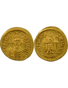 Empire Byzantin Phocas Classe IV 1 solidus Or 607-610 Constantinople