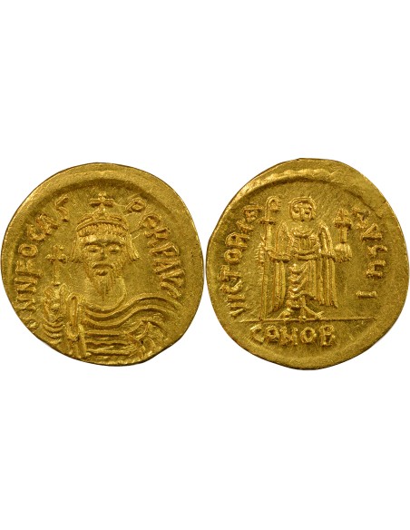 Empire Byzantin Phocas Classe IV 1 solidus Or 607-610 Constantinople