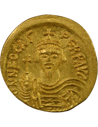 Empire Byzantin Phocas Classe IV 1 solidus Or 607-610 Constantinople