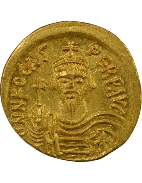 Empire Byzantin Phocas Classe IV 1 solidus Or 607-610 Constantinople