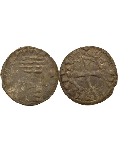 Eudes I de Blois 1 denier Argent 980-1000 Chartres