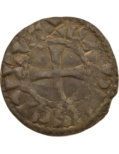 Eudes I de Blois 1 denier Argent 980-1000 Chartres