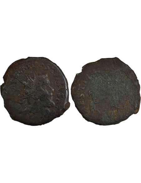 Empire des Gaules Postume Restaurateur des Gaules 1 double sesterce Bronze 265-266