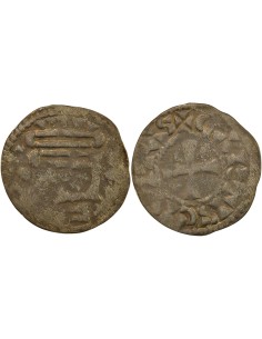 Eudes I de Blois 1 denier Argent 980-1000 Chartres