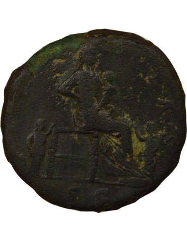 Rome Empire Lucille Fecunditas 1 sesterce Laiton 166-169 R Rome