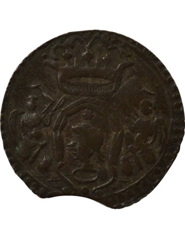 Etats Italiens Pascal Paoli 4 soldi Billon 1763 Murato