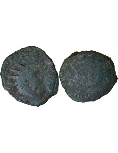 Empire des Gaules Postume Galère 1 double sesterce Bronze 261-267