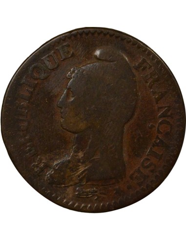 Grand Module 1 décime Cuivre An 7 (1798-1799) A - Paris