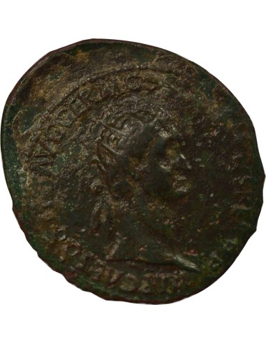 Rome Empire Domitien Fortuna 1 dupondius Cuivre 88-96 R Rome