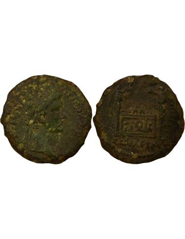 Rome Empire Tibère Autel des Gaules 1 semis Bronze 12-14 D Lyon