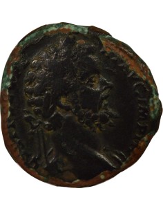 Rome Empire Septime Sévère Monnaies de l'Auguste 1 sesterce Laiton 194 R Rome 2