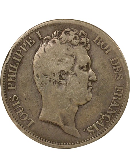 Tr. en Creux 5 francs Argent 1831 MA Marseille