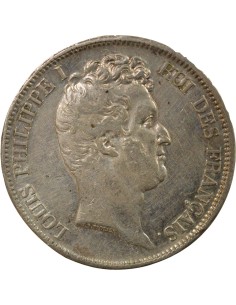 Louis-Philippe Ier Tr. en Creux 5 francs Argent 1831 W Lille 2