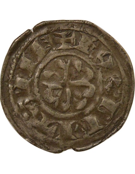Duché de Bretagne 1 denier Billon 1186-1206 T Nantes