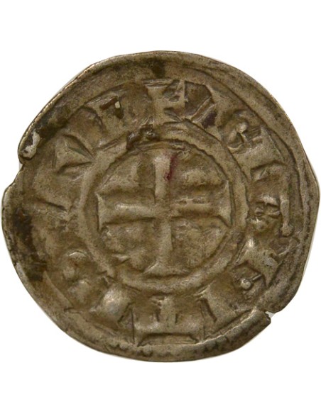 Duché de Bretagne 1 denier Billon 1186-1206 T Nantes