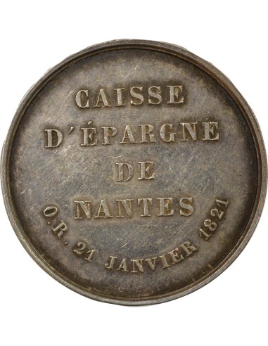 Caisse d'Epargne de Nantes 1 jeton Argent Hand (1845-1860) A Paris