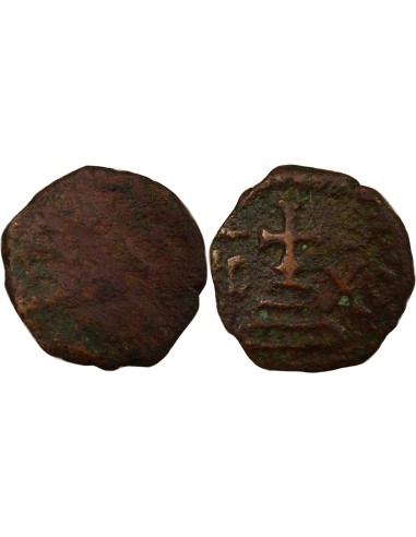 Empire Byzantin Manuel Ier Comnène Type D 1/2 tetarteron Cuivre 1167-1183