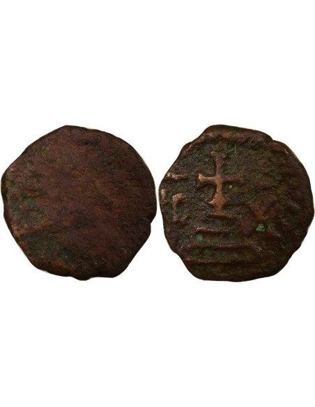 Empire Byzantin Manuel Ier Comnène Type D 1/2 tetarteron Cuivre 1167-1183