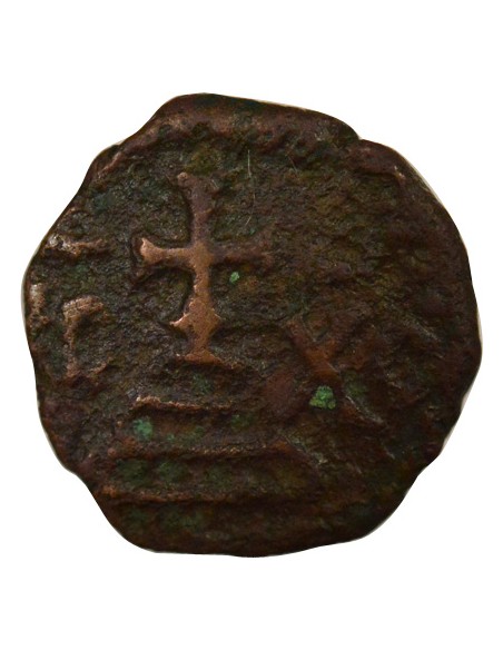 Empire Byzantin Manuel Ier Comnène Type D 1/2 tetarteron Cuivre 1167-1183