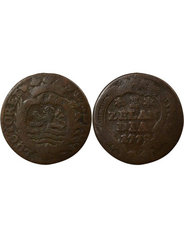 Pays-Bas 1 duit Cuivre 1779 Middelburg