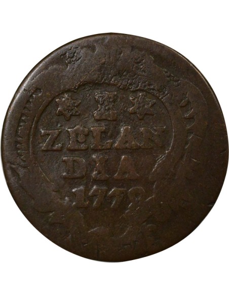 Pays-Bas 1 duit Cuivre 1779 Middelburg