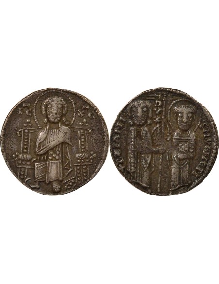 Venise Pietro Ziani 1 grosso Argent 1205-1229 V Venise