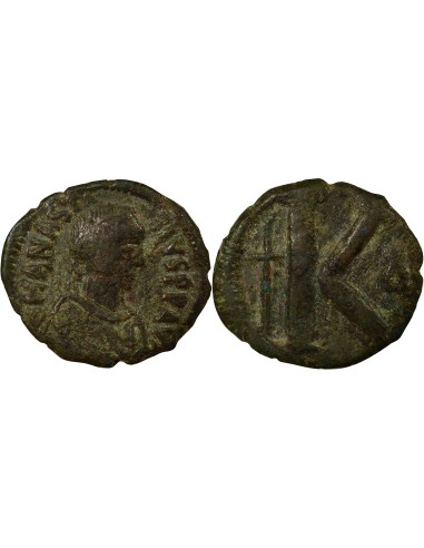 Empire Byzantin Anastase I 1/2 follis Cuivre 498-518 Constantinople