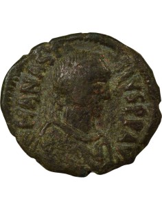 Empire Byzantin Anastase I 1/2 follis Cuivre 498-518 Constantinople 2