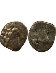 Gaule au Cavalier 1 drachme Argent IIe / Ie Av JC