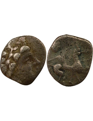Gaule au Cavalier 1 drachme Argent IIe / Ie Av JC