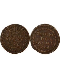 Duché de Parme et Plaisance Ferdinand I de Parme 1 sizain Cuivre 1784 Parme