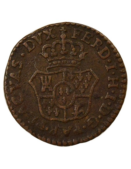 Duché de Parme et Plaisance Ferdinand I de Parme 1 sizain Cuivre 1784 Parme