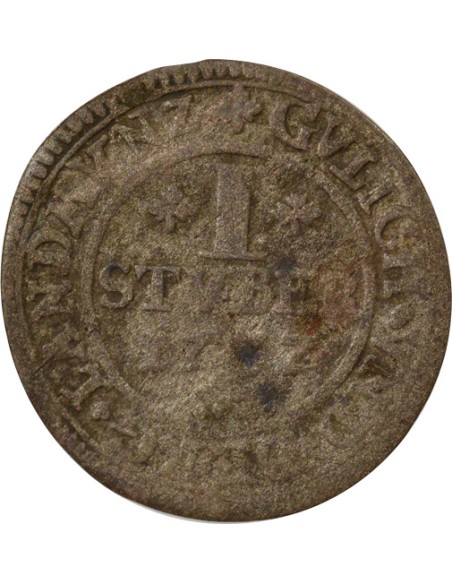 Etats Allemands (Juliers-Berg) Charles III Philippe 1 stuber Billon 1737 Düsseldorf