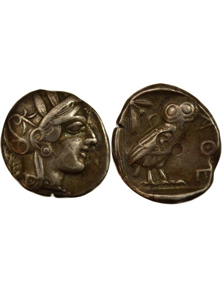 Grèce (Attique) 1 tétradrachme Argent Ve Siècle Av JC Athènes